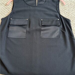 White House Black Market Elegant Black Top